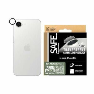 Folie de protectie Camera Spate PanzerGlass Safe. pentru Apple iPhone 16e, Sticla Securizata imagine