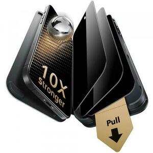 Folie de protectie Ecran Privacy ESR UltraFit Armorite Pro pentru Apple iPhone 17 Pro, Sticla Securizata, Full Glue, Set 3 bucati imagine