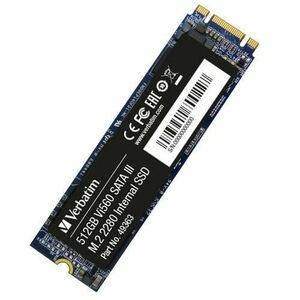 SSD Verbatim Vi560, 512GB, SATA III NGFF M.2 2280 imagine