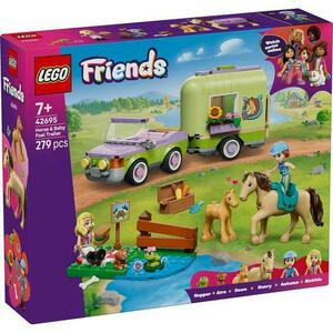 LEGO® Friends - Remorca pentru cal si manz 42695, 279 piese imagine