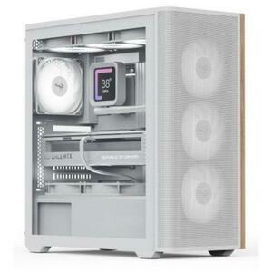 Carcasa Aerocool D501A V2, Middle Tower, Fara sursa (Negru) imagine