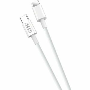Cablu Date si Incarcare USB-C - USB-C XO Design NB124, 40W, 1m, Alb imagine