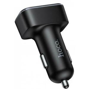 Incarcator Auto HOCO Z63, 42W, 3A, 2 x USB-A - 2 x USB-C (Negru) imagine