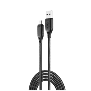 Cablu Date/Incarcare XO Design NB235 USB-A - microUSB, 18W, 1m (Negru) imagine