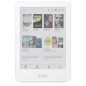 eBook Reader Kobo Clara Colour, Ecran E Ink Kaleido 6inch, Procesor 2GHz, 512MB RAM, 16GB Flash, USB Type-C, ComfortLight PRO, Wi-Fi, IPX8 (Alb) imagine