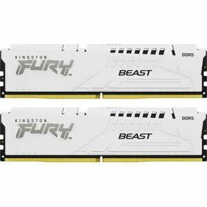 Memorii Kingston Fury Beast White Intel XMP 3.0, 64GB, DDR5-5200MHz, CL40, Dual Channel imagine