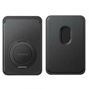 Portofel MagSafe, Baseus P10077101213-01, MagPro 3, Negru imagine