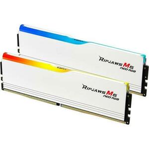 Memorii G.Skill Ripjaws M5 Neo RGB White 32GB DDR5 6000MHz CL36 Dual Channel Kit imagine