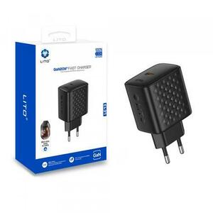 Incarcator Retea Lito LC13, 20W, 3A, 1 x USB-C (Negru) imagine