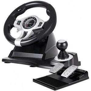 Set volan cu pedale si schimbator Tracer Roadster TRAJOY46524, USB, 4in1, PC, PS3, PS4, Xbox One imagine