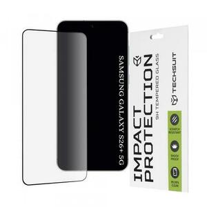Folie de protectie Ecran Techsuit pentru Samsung Galaxy S26 Plus, Sticla Securizata, Full Glue, 111D, Neagra imagine