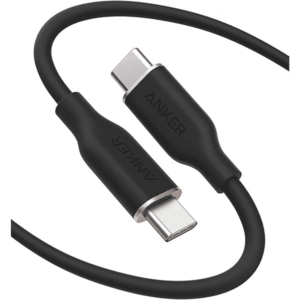 Cablu Date si Incarcare USB-C - USB-C Anker A8552H11 PowerLine III, 100W, 0.9m, Negru imagine