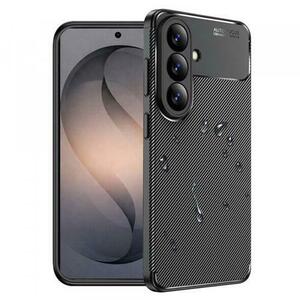 Husa pentru Samsung Galaxy S26, Techsuit, CarbonFiber, Neagra imagine