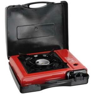 Aragaz portabil cu gaz DOC178 Nomad, 2 kW, Aprindere automata (Rosu/Negru) imagine