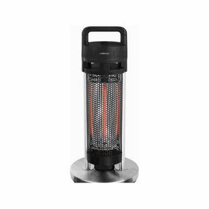 Incalzire exterioara portabila in infrarosu de 700w Negru / Argintiu - dom362 imagine