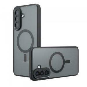 Husa MagSafe pentru Samsung Galaxy A57 5G, Techsuit, PureFrost, Neagra Satinata imagine