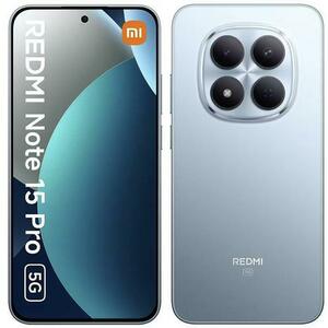 Telefon Mobil Xiaomi Redmi Note 15 Pro, Procesor Mediatek Dimensity 7400 Ultra Octa-Core, AMOLED 6.83inch, 8GB RAM, 512GB Flash, Camera Duala 200+8 MP, Wi-Fi, 5G, Dual Sim, Android (Albastru) imagine