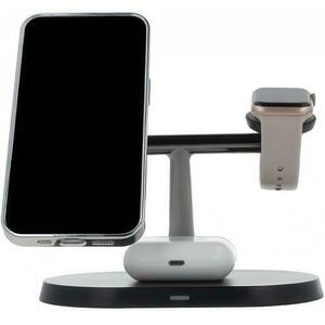 Incarcator Retea Wireless MaXlife MXWC-03 3in1, 15W, 1.67A, Negru imagine