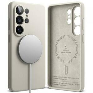 Husa MagSafe pentru Samsung Galaxy S26 Ultra, Ringke, Silicone, Crem imagine