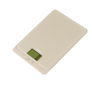 Cantar de bucatarie VIVAX KS-502S, ecran digital, 5 Kg, sticla securizata (Bej) imagine