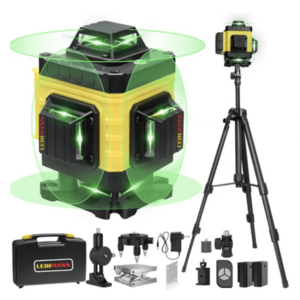 Nivela Laser 3D LEIHMANN cu Linii Verzi si Accesorii Complete imagine
