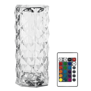 Lampa LED ambientala cu telecomanda pentru birou control prin atingere 16 Moduri Iluminare tip Cristal imagine