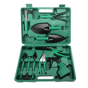 Trusa 10 piese unelte de gradinarit VERDE imagine