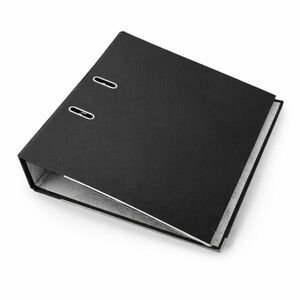 Biblioraft Negru A4 cu Bordura Metalica – Cotor 7.5 cm, Rezistent pentru Arhivare imagine