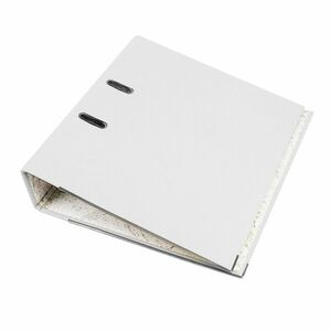 Biblioraft alb A4 pentru arhivare documente – Cotor 7.5 cm, Bordura Metalica, 500 Coli imagine