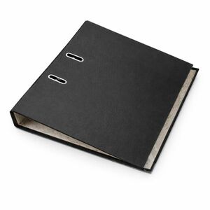 Biblioraft negru A4 pentru arhivare documente – Cotor 5 cm, Bordura Metalica, 350 Coli imagine