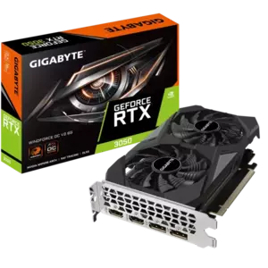 Placa Video Gigabyte GeForce RTX 3050 WINDFORCE OC V2 6G 6GB GDDR6 96 biti imagine
