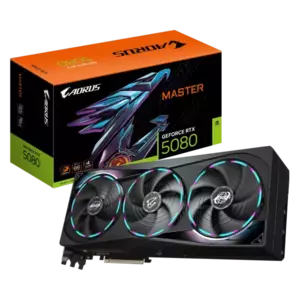 Placa Video Gigabyte AORUS GeForce RTX 5080 MASTER 16G 16GB GDDR7 256 biti imagine