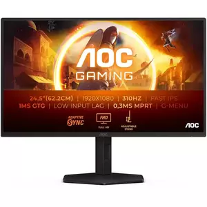 Monitor LED AOC 25G4SXU 24.5" Full HD 310Hz 1ms HDMI DP Black imagine