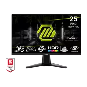 Monitor LED MSI MAG 255XF 24.5" Full HD 300Hz 0.5ms Black imagine