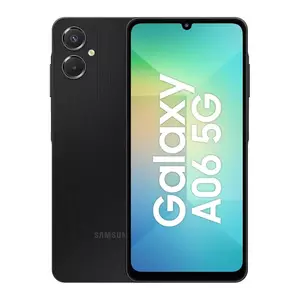 Telefon Mobil Samsung Galaxy A06 A066 128GB Flash 6GB RAM Dual SIM 5G Black Garantie importator imagine