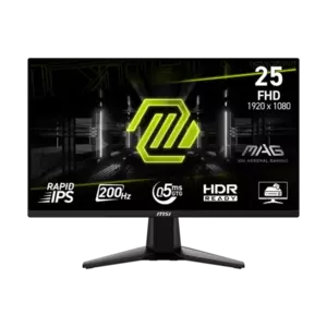 Monitor LED MSI MAG 255F E20 24.5" Full HD 200Hz 0.5ms Black imagine