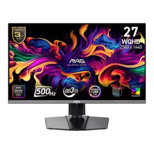 Monitor QD-OLED MSI MAG 272QP QD-OLED X50 26.5" WQHD 500Hz 0.03 ms Black imagine