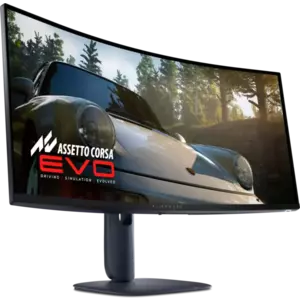 Monitor QD-OLED Dell Alienware AW3425DW 34" Curbat UWQHD 240Hz 0.03ms Interstellar Indigo imagine