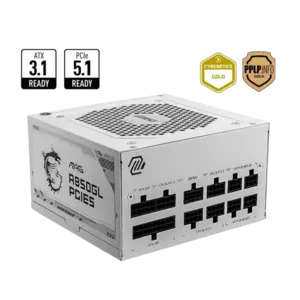 Sursa PC MSI MAG A850GL PCIE5 WHITE Modulara 850W imagine