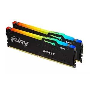 Memorie Desktop Kingston Fury Beast RGB 16GB(2 x 8GB) DDR5 6000Mhz CL30 imagine