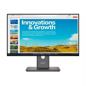 Monitor LED Lenovo ThinkVision P24QD-40 23.8" QHD 48-120Hz Eclipse Black imagine