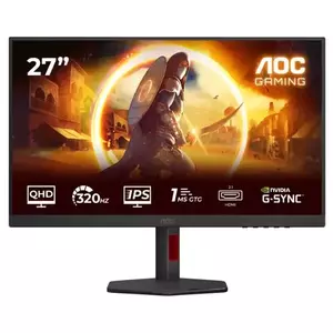 Monitor LED AOC AGON Q27G4SRU 27" QHD 320Hz 0.03ms Black imagine
