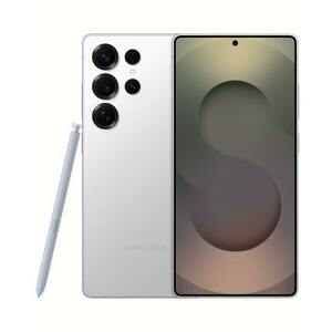 Samsung Galaxy S25 Ultra 5G Dual Sim 256 GB Titanium White Silver Excelent imagine