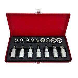 Trusa MLG-2029 16 piese chei tubulare capete biti torx imagine