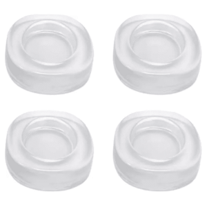 Set 4 picioruse TRANSPARENTE din silicon antivibratie pentru masina de spalat imagine