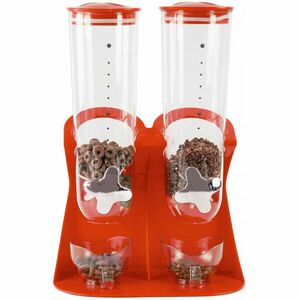 Dispenser pentru cereale DUBLU Rosu imagine