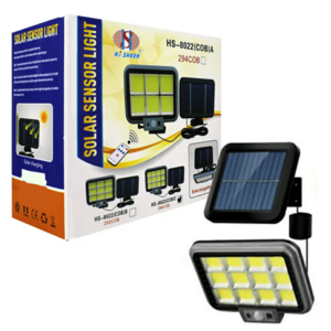 Proiector solar 288LED, 50W, senzor de miscare, HS-8022 telecomanda, 3 moduri de iluminare imagine