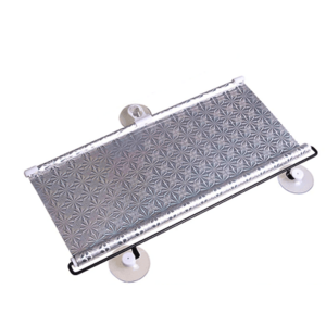 Parasolar auto cu ventuze retractabil GRI 58 cm x 125 cm imagine