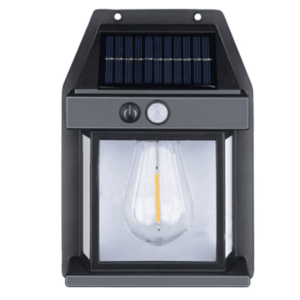 Lampa Led solara CB 888 cu senzor de lumina pentru perete putere 3W Negru imagine