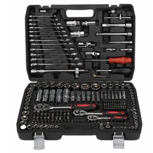 Trusa 216 Piese Chei Clichet Biti si Tubulare imagine